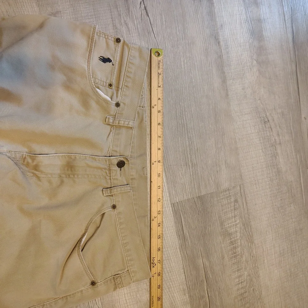 Polo Ralph Lauren Mens Authentic Dungarees Khaki Tan Twill Pants 36x32